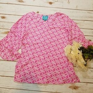 escapada
3/4 Ruffle Sleeve Susan Top